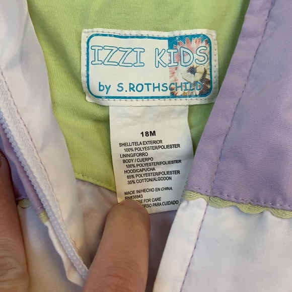 Vintage - Izzi Kids, purple embroidered jacket - Picture 4 of 4
